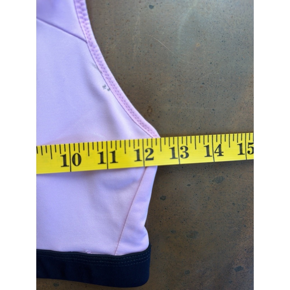 Nike Dri-FIT Indy Sports Bra Women's Size S Pink Light Support Strappy Yoga Gym - Picture 4 of 4